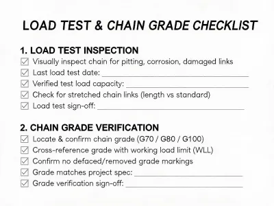 Factory document checklist illustration